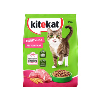 Китекат Корм сухой для кошек Подушечки с телятиной 350 гр