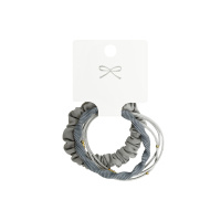 Набор резинок для волос со шнурком цветные 3 шт