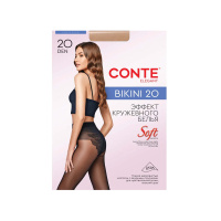 Conte Bikini Женские колготки c ажурными трусиками 20 den natural размер М