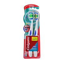 Colgate Зубная щетка 360 Суперчистота средней жесткости 1+1 шт