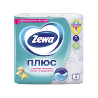 Zewa Plus Туалетная бумага двухслойная Свежесть океана 4 шт