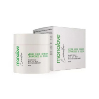 MonoLove Bio Vegan Крем ламеллярный для лица восстанавливающий Ceramides & Cica 50 мл