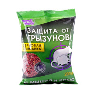 Домовой Прошка Зерновая приманка от крыс и мышей Защита от грызунов 200 г