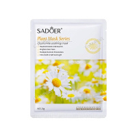 Sadoer Тканевая маска для лица Plant mask series успокаивающая с ромашкой 25 г