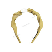 Широкий ободок для волос с эффектом повязки тканевый разноцветный 5 см