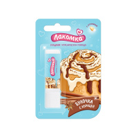 Лакомка Гигиеническая губная помада Булочка с корицей 2,8 г