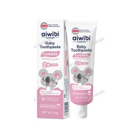 Aiwibi Зубная паста детская с фтором Клубника (2+ лет) 50 г