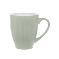 Кружка керамическая рельефные грани 380 мл