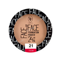 Триумф Face To Face пудра компактная 13г натуральный беж т.21 / 12шт / СТР20-21 / 435937