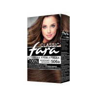 FARA Classic краска д/волос кремов., стойкая 506А молочный шоколад защит.и восст. 115мл 1шт / 15шт /