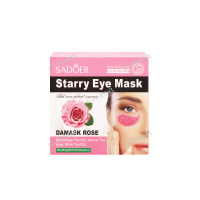 Sadoer Патчи для кожи вокруг глаз Starry eye mask с экстрактом цветков розы 80 г 60 шт