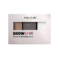 Monic Beauty Тени для бровей Brow Love тон 03 Medium brown