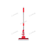 Швабра с отжимом, телескопической ручкой 70-105 см и насадкой 27 см