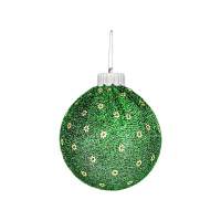 MU Шар ёлочный 10см темно-зеленый полистирол GT 1шт / 144шт / YH40430-531 / 508775