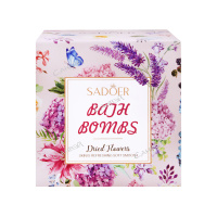 Sadoer Шипучая бомбочка для ванны Роза 100 г