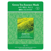 MJ Care Тканевая маска для лица Зеленый чай 23 г