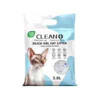 Clean+ Наполнитель силикагелевый для кошачьего туалета без запаха 3,8 л