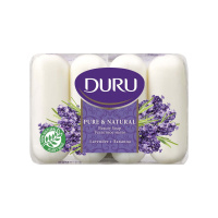 Duru Туалетное мыло Pure&Natural Лаванда 4х85 г