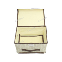 GreenTime Короб для хранения Серо-коричневый 26х20х16 см