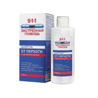 911 Экстренная помощь Шампунь с кетоконазолом от перхоти 150 мл