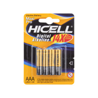 Hicell Батарейки алкалиновые 1,5V тип AAA 4 шт