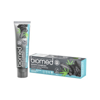Biomed Зубная паста отбеливающая White Complex с углем, черная
