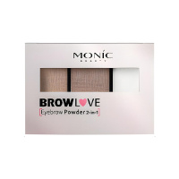 Monic Beauty Тени для бровей Brow Love тон 02 Soft brown