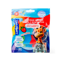 Longa Vita Зубная нить детская Kids с ксилитом Клубника (3+) 40 шт