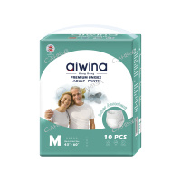Aiwina Подгузники-трусики для взрослых на резинке Premium р. М (76х59 см) 10 шт
