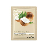 Sadoer Тканевая маска для лица Botany&fruits skin care с экстрактом кокоса 25 г
