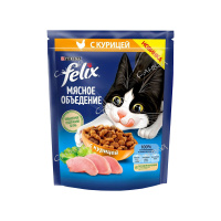 Felix Корм сухой для кошек Мясное объедение с курицей 200 гр