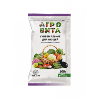 Нов-Агро Удобрение водорастворимое Агровита Универсальное для овощей 100 г