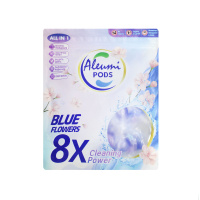 Aleumi Капсулы для стирки Blue Flowers цветочный аромат 5в1 30 шт