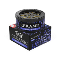 Tensy Ароматизатор д/авто меловой на торпедо Черный лед 88 гр.