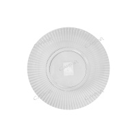 Салатник пластиковый рельефный прозрачный 22x10 см