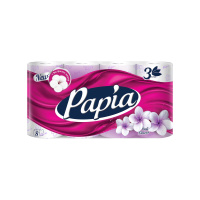 Papia Туалетная бумага Secret Garden трехслойная 8 шт