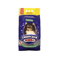 Сибирская кошка Наполнитель бентонитовый для кошачьего туалета 5 л