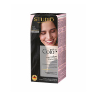 Studio Prof Краска для волос Ultima Color 1.0 черный натуральный 100 мл